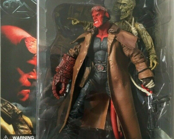 2003 Mezco Hellboy Series 1 Hellboy with Ivan Corpse Vintage Action Figure
