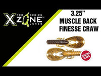 X Zone Muscle Back Finesse Craw - 3.25" (8 Pack)