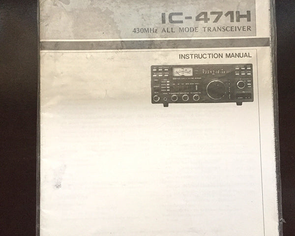 Icom IC-471H Service Manual