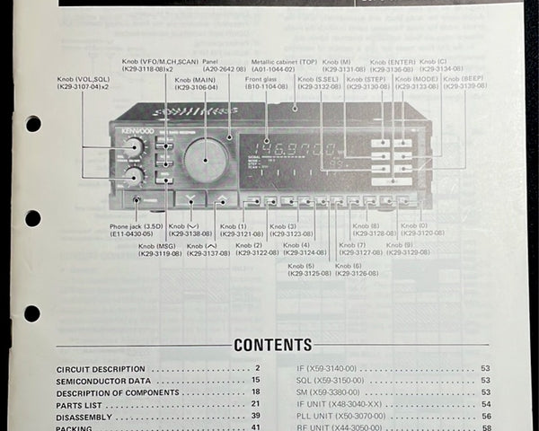 Kenwood RZ-1 Service Manual