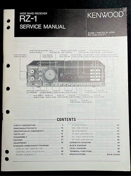 Kenwood RZ-1 Service Manual