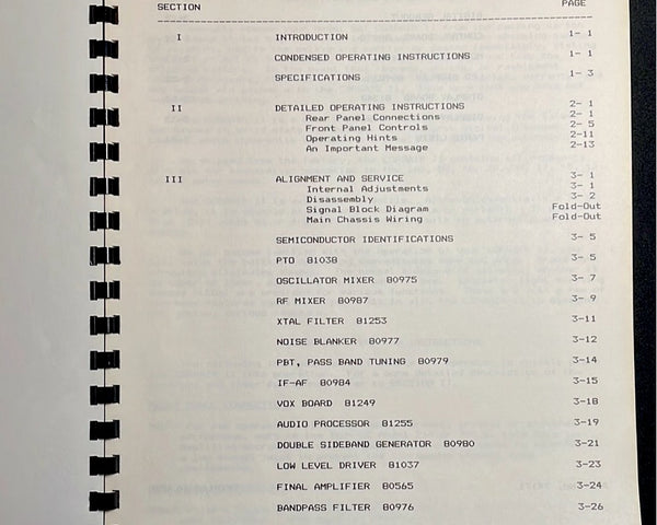Ten-Tec Corsair II Owner's Manual