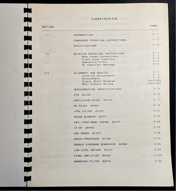 Ten-Tec Corsair II Owner's Manual