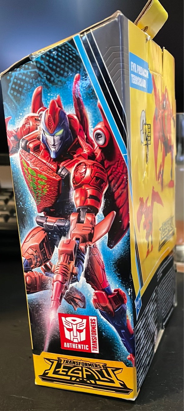 2022 Transformers Toys Legacy Buzzworthy Bumblebee Deluxe Class Evil Predacon Terrorsaur Action Figure