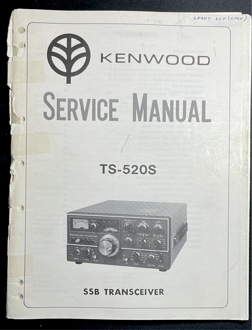 Kenwood TS-520S Service Manual