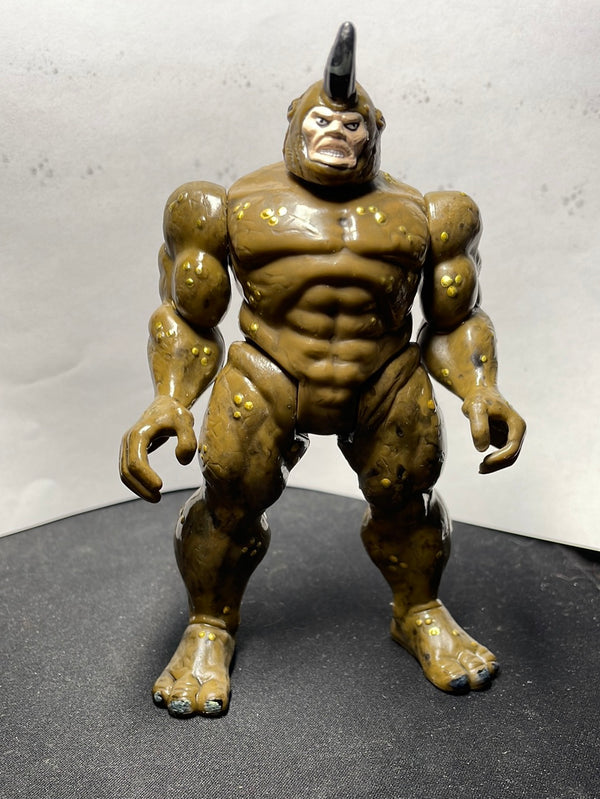 1994 Toy Biz Marvel Rhino w Head Ramming Action Figure - Loose