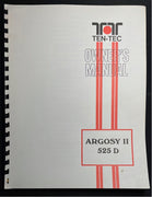 Ten-Tec Argosy II 525 D Owner's Manual