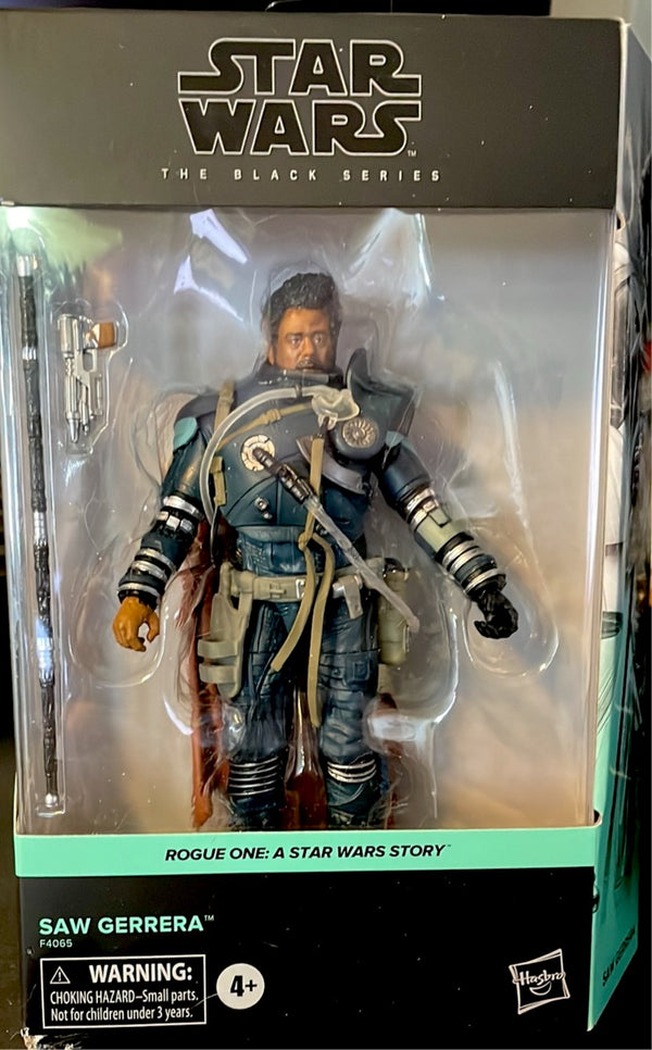2022 Hasbro Star Wars Black Series Rogue One Saw Gerrera Action Figure