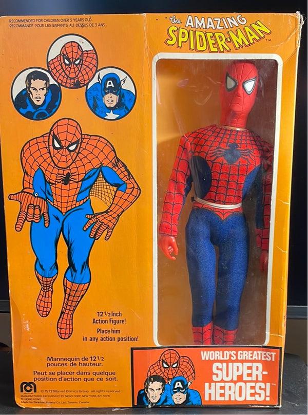 1977 MEGO WGSH 12.5 Inch Spider-Man Vintage Action Figure - DH Collectibles