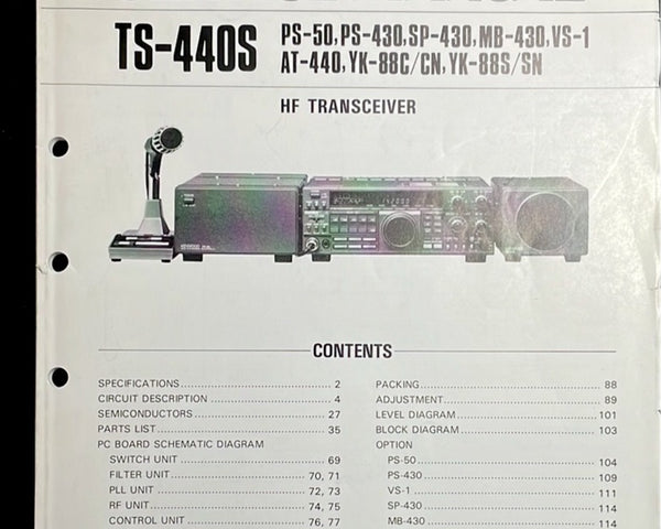 Kenwood TS-440S/AT Service Manual
