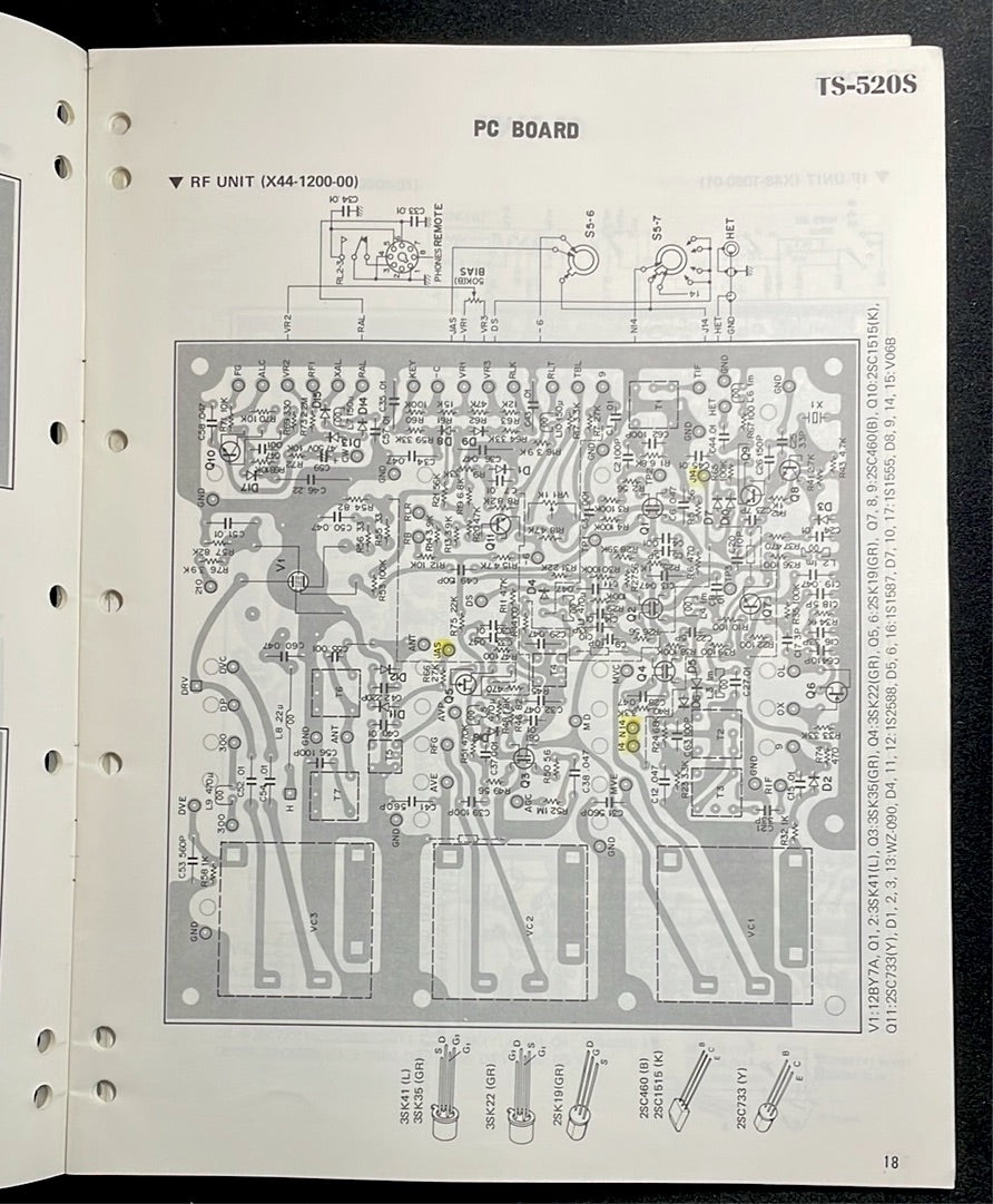 Kenwood TS-520S Service Manual