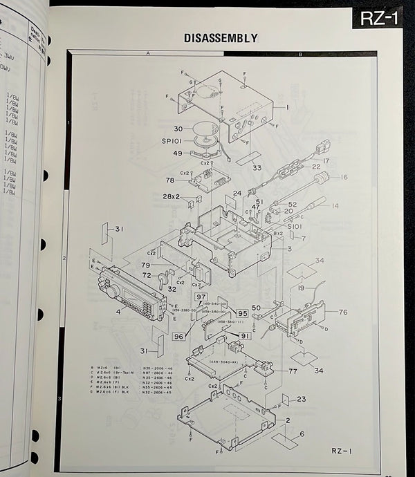 Kenwood RZ-1 Service Manual