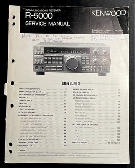 Kenwood R-5000 Service Manual (Used)