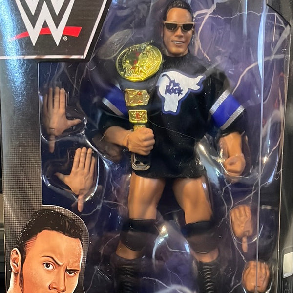 2022 Mattel WWE Elite Collection Series 100 The Rock Action Figure