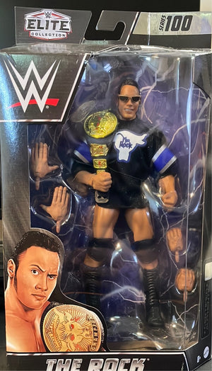 2022 Mattel WWE Elite Collection Series 100 The Rock Action Figure
