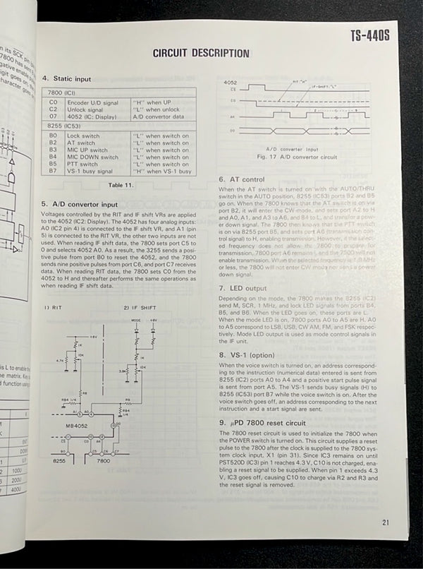 Kenwood TS-440S/AT Service Manual