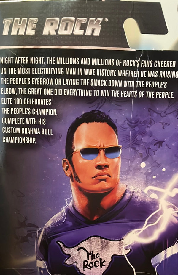 2022 Mattel WWE Elite Collection Series 100 The Rock Action Figure