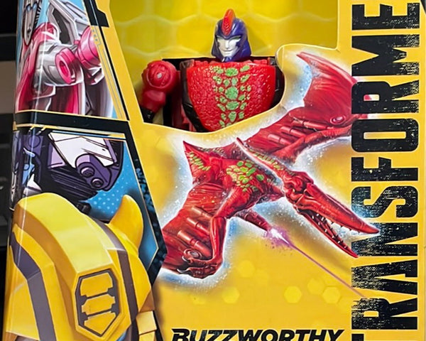 2022 Transformers Toys Legacy Buzzworthy Bumblebee Deluxe Class Evil Predacon Terrorsaur Action Figure