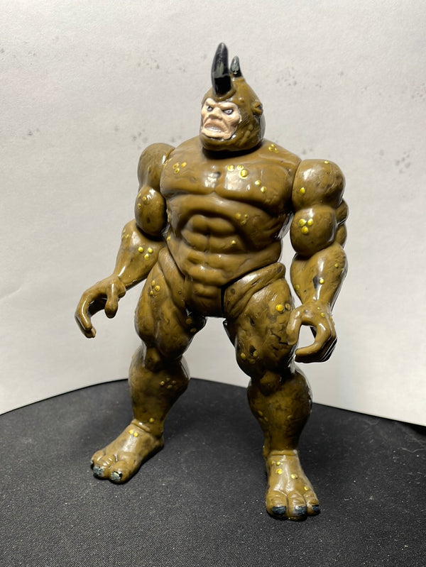 1994 Toy Biz Marvel Rhino w Head Ramming Action Figure - Loose