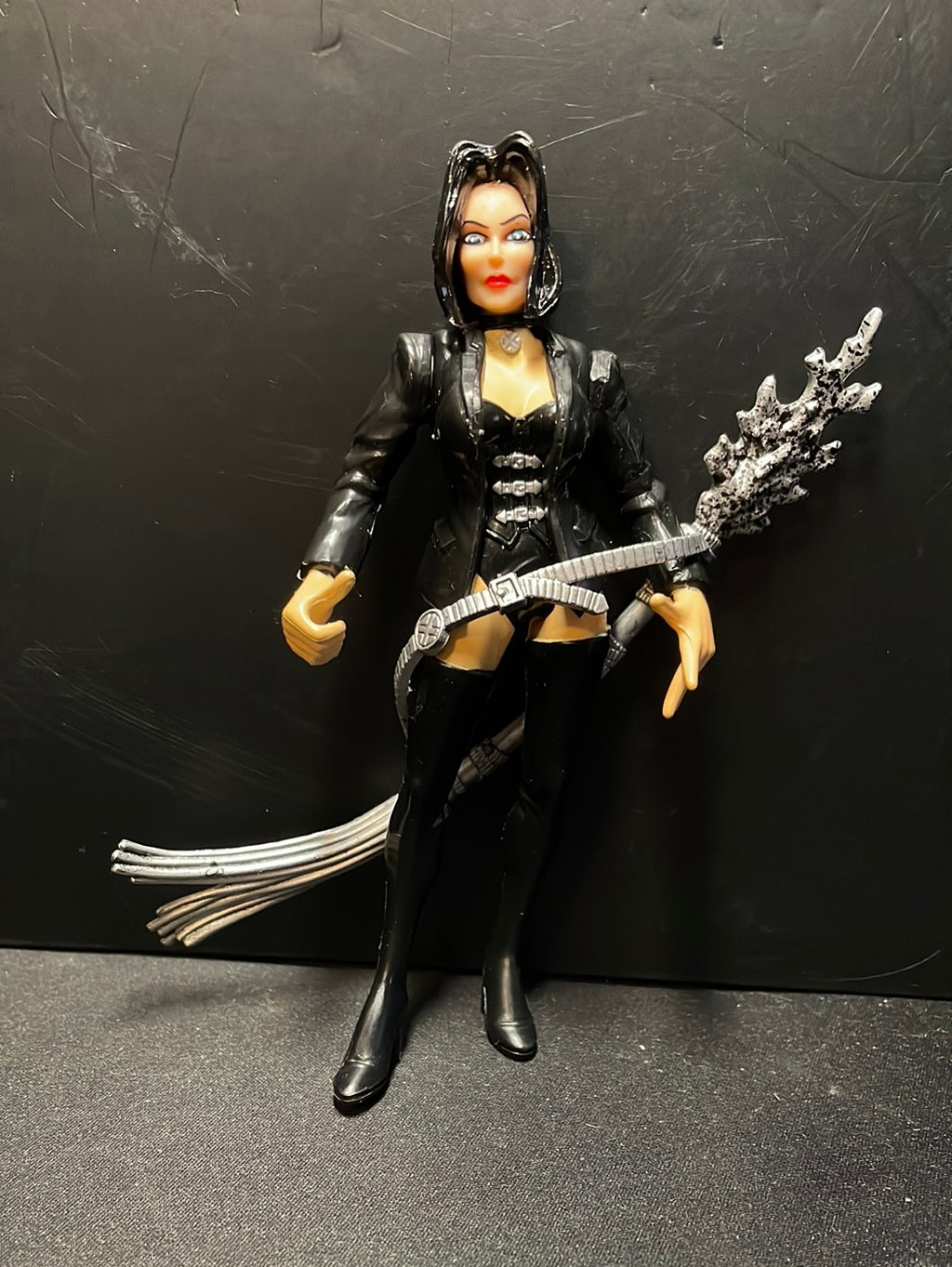 1996 ToyBiz Marvel Hall of Fame She-Force Black Queen Action