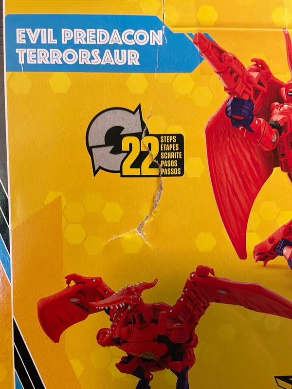 2022 Transformers Toys Legacy Buzzworthy Bumblebee Deluxe Class Evil Predacon Terrorsaur Action Figure