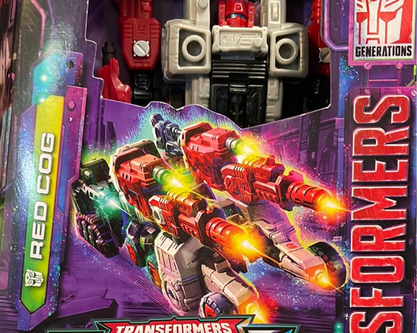 2022 Transformers Toys Generations Legacy Deluxe Red Cog Weaponizer Action Figure