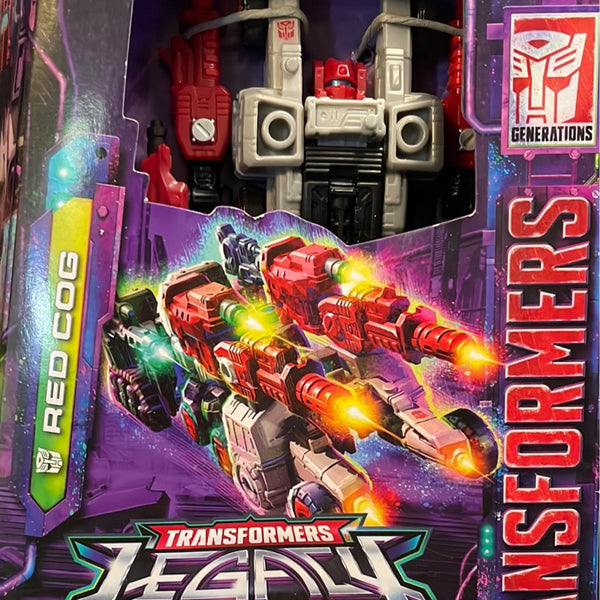 2022 Transformers Toys Generations Legacy Deluxe Red Cog Weaponizer Action Figure