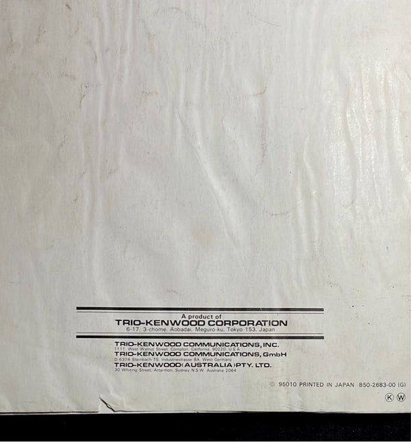 Kenwood TS-520SE Instruction Manual