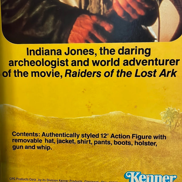1981 Kenner Indiana Jones 12 Inch Vintage Action Figure