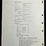Kenwood RZ-1 Service Manual