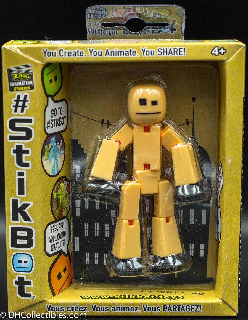 Stikbot Translucent Brown Action Figure Amber Animation Toy Social Media  Skitbot Stick Bot 