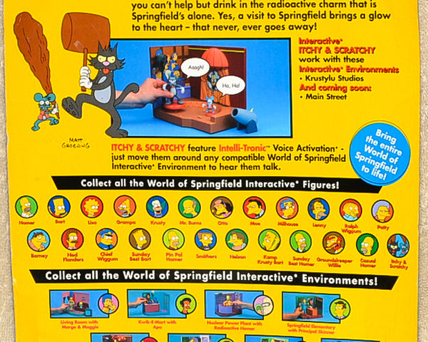 The Simpsons - Interactive Itchy & Scratchy - Action Figures