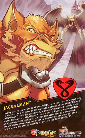 2016 Mattel Thundercats Classics Club Third Earth Jackalman Action Figure