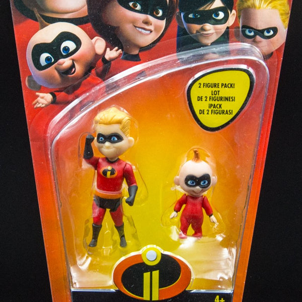 2018 Jakks Disney Incredibles 2 Dash & Jack-Jack Action Figures