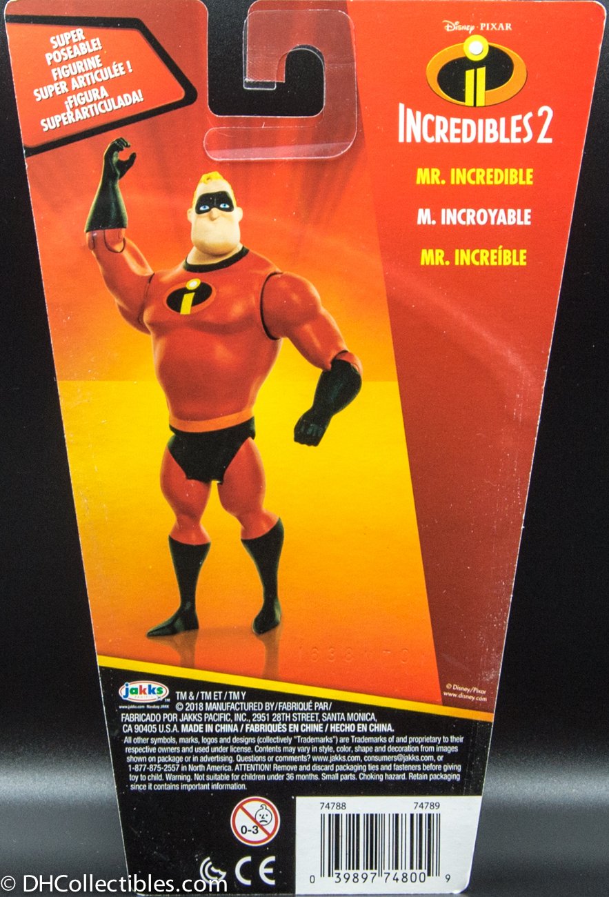2018 Jakks Disney Incredibles 2 Mr Incredible Action Figure