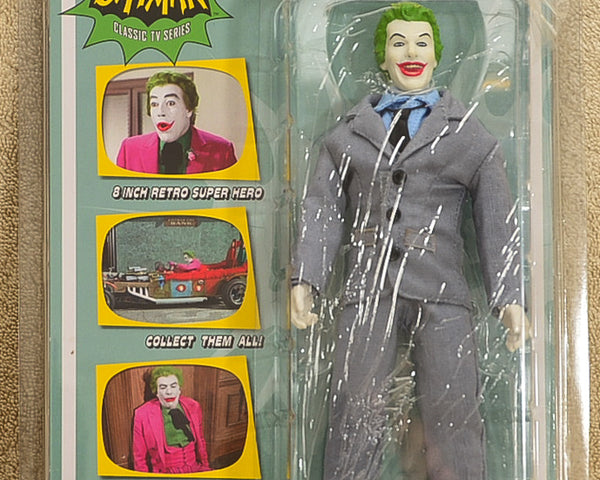 Figures Toy Co. The Joker - Classic TV Series Grey Suit Joker Variant Action Figure 8" Mego Retro