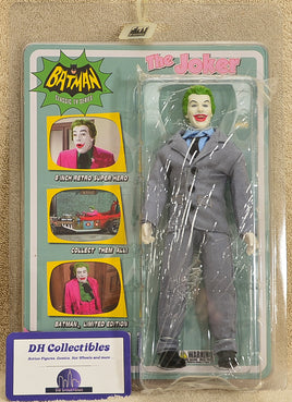 Figures Toy Co. The Joker - Classic TV Series Grey Suit Joker Variant Action Figure 8" Mego Retro
