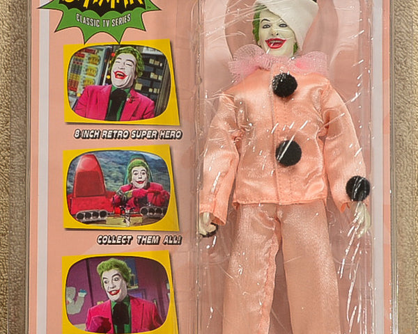 Figures Toy Co - Batman Classic TV Series  - The Joker Pagliacci Opera Clown Variant Action Figure 8" Mego Retro