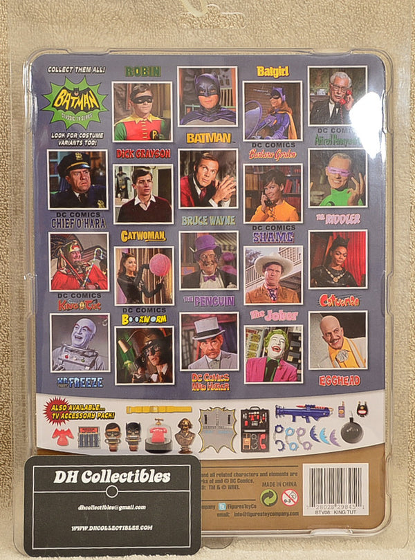 Figures Toy Co - Batman Classic TV Series  - Series 4 King Tut Action Figure 8" Mego Retro