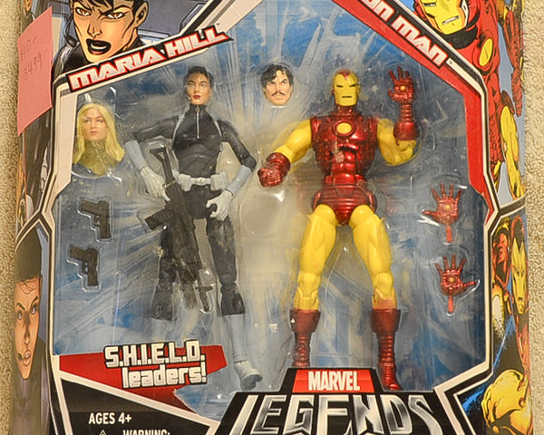 Marvel Legends - S.H.I.E.L.D Leaders - Maria Hill & Iron Man Action Figures