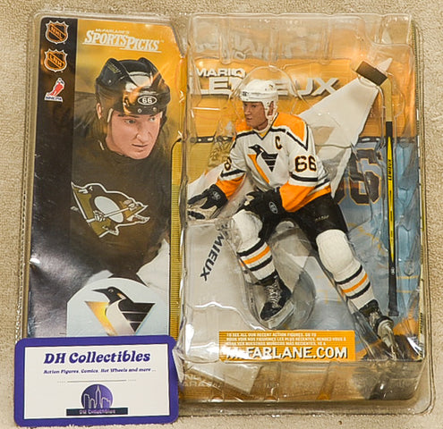 McFarlane SportsPicks NHL- Mario Lemieux Pittsburgh Penguins White Jersey - Action Figure