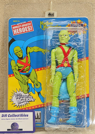 Figures Toy Co - World's Greatest Heroes - Martian Manhunter Action Figure 8" Mego Retro
