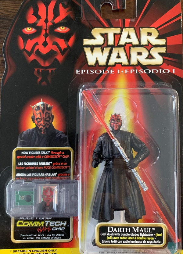 1998 Hasbro Star Wars Episode 1 Talking Darth Maul Vintage Action Figure