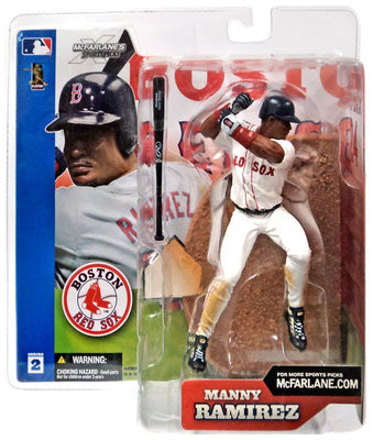 Manny Ramirez Macfarlane Number 24 Gray Jersey Boston Red Sox Open