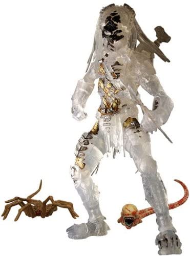 2008 NECA Aliens VS Predator Requiem Predator Comic Con Exclusive Cloaked Variant - Action Figure