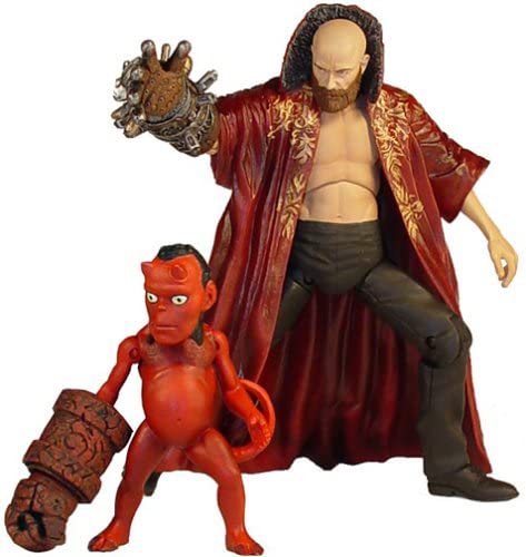2003 Mezco Hellboy Series Rasputin and Hellbaby Vintage Action Figure