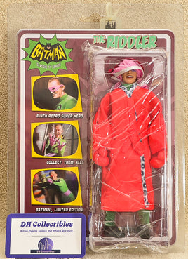 Figures Toy Co - Batman Classic TV Series  - The Riddler Boxing Variant Action Figure 8" Mego Retro
