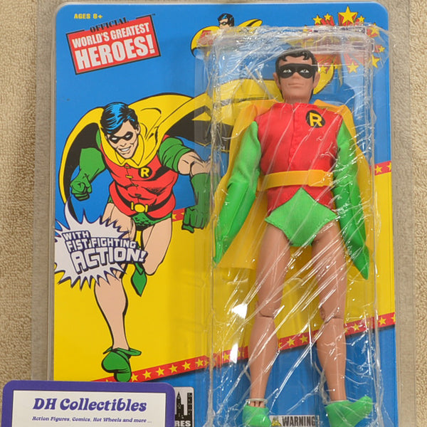 Figures Toy Co Super Powers Series 2 Robin Action Figure 8" Mego Retro