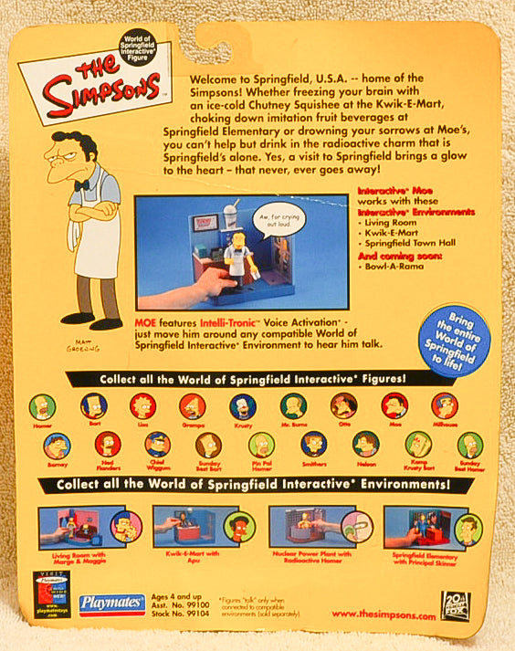 The Simpsons - Interactive Sideshow Moe - Action Figures