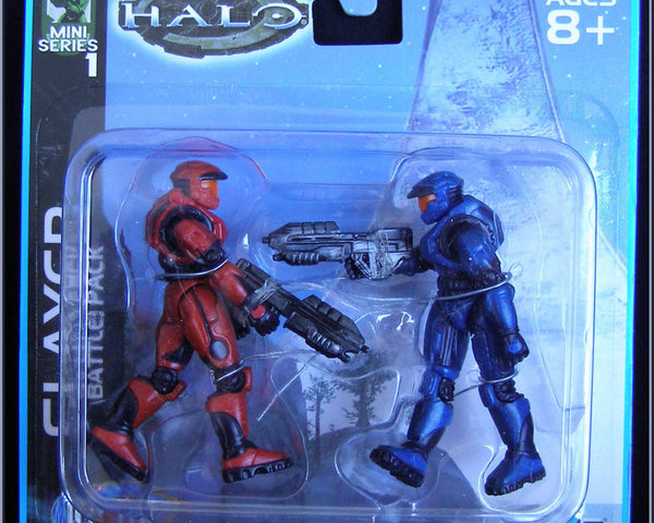 2003 Bungie Microsoft Halo Mini Series 1 Slayer Battle Pack Vintage Action Figure Set